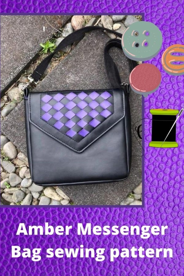 Amber Messenger Bag sewing pattern