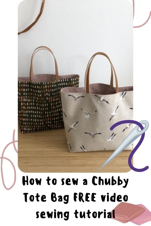 Chubby Lunch Tote - Free Sewing Pattern!