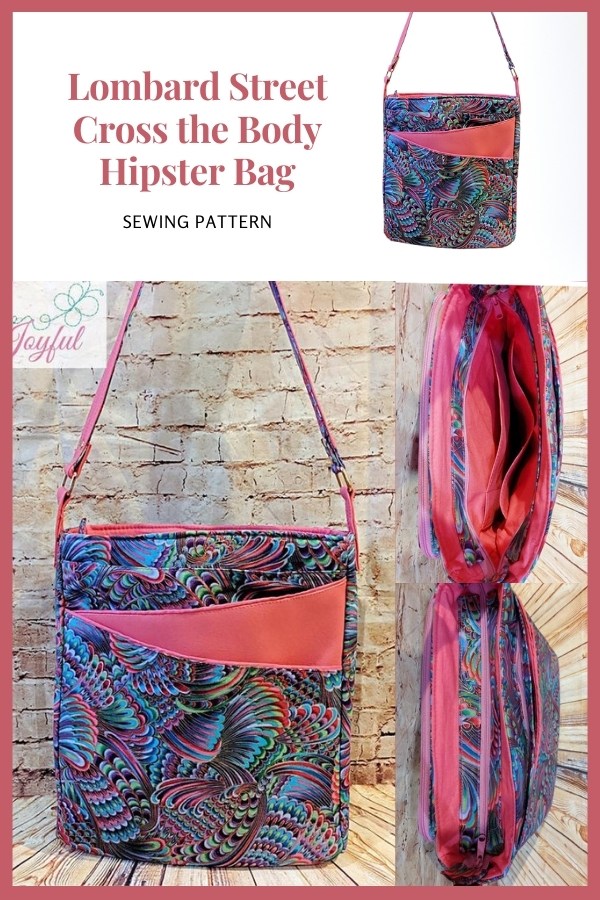 Lombard Street Cross the Body Hipster Bag sewing pattern