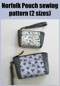 Norfolk Pouch sewing pattern (2 sizes) - Sew Modern Bags
