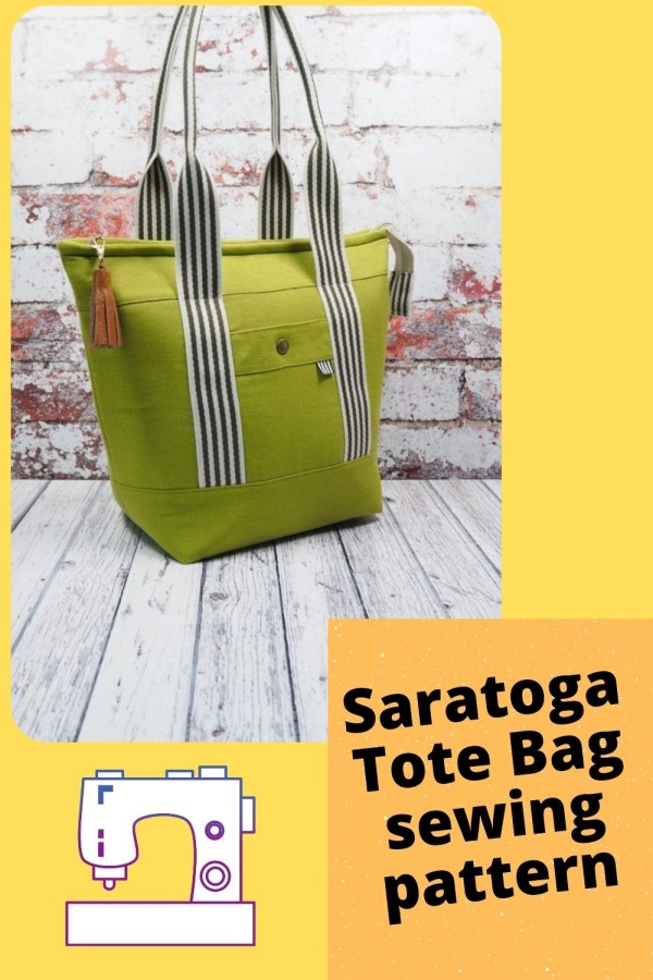 Saratoga Tote Bag sewing pattern