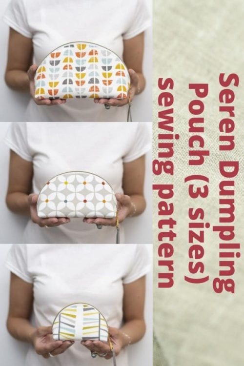 Seren Dumpling Pouch (3 sizes) sewing pattern Sew Modern Bags