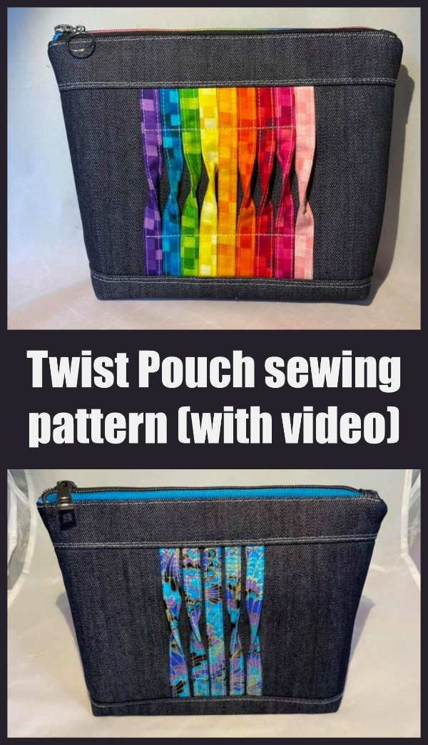 Twist Pouch sewing pattern (with video)