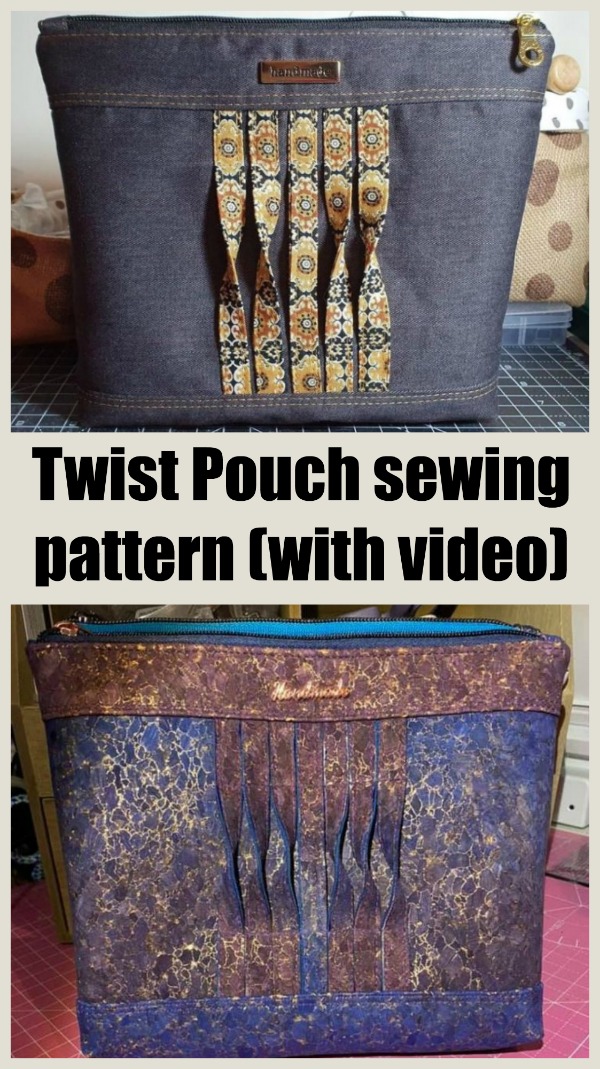 Twist Pouch sewing pattern (with video)