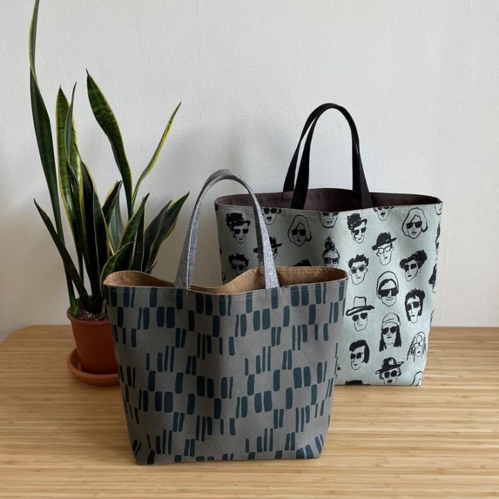 Chubby Tote Bag (four sizes with video) Sew Modern Bags