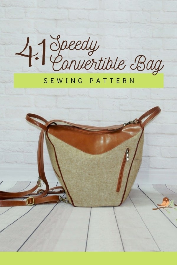 Convertible Backpack sewing pattern - Sew Modern Bags