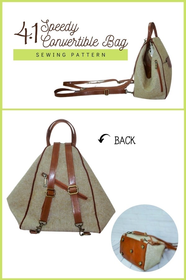 4.1 Speedy Convertible Bag sewing pattern