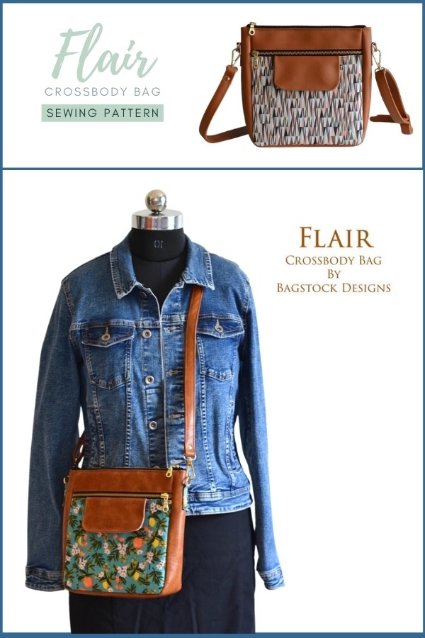 Flair Crossbody Bag sewing pattern