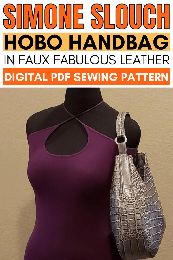 Simone Slouch Hobo Bag sewing pattern