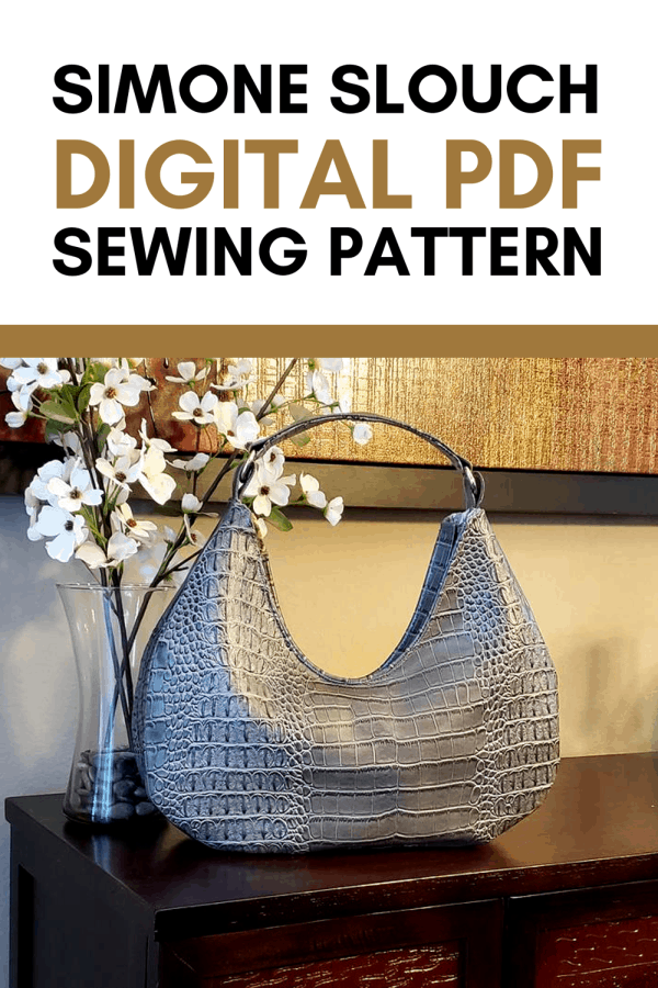 Simone Slouch Hobo Bag sewing pattern