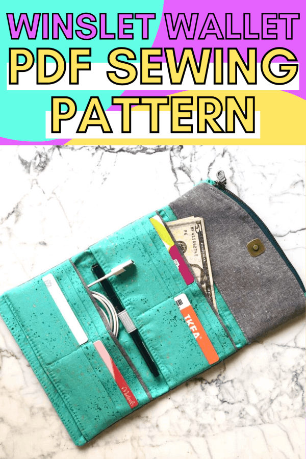 Winslet Wallet sewing pattern (with videos)