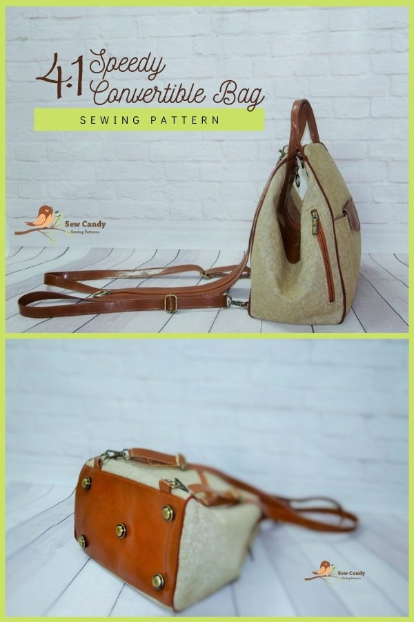 Convertible Backpack sewing pattern - Sew Modern Bags