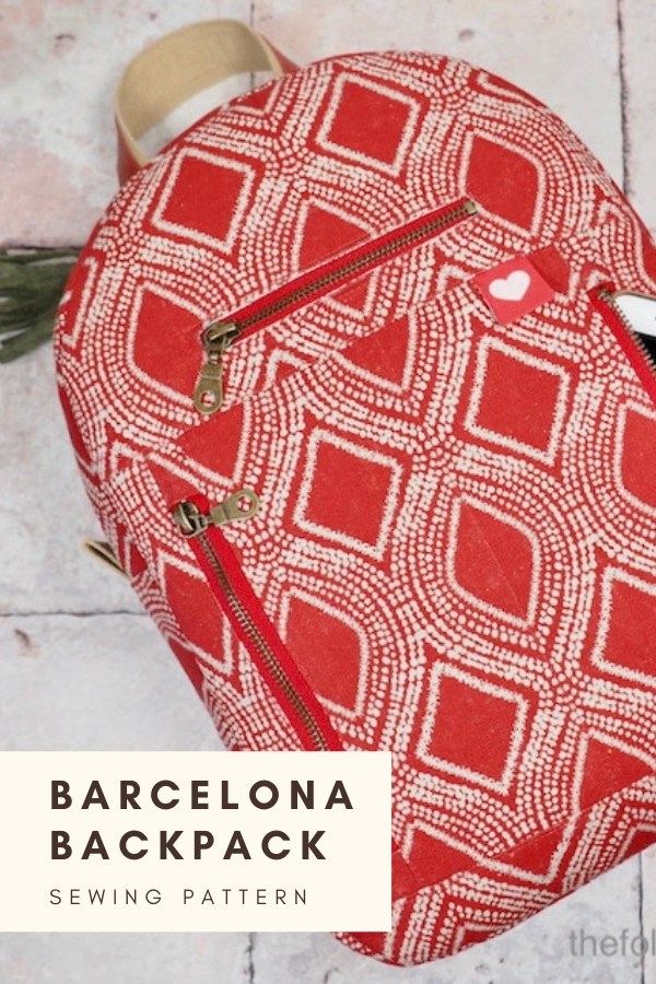 Barcelona Backpack sewing pattern