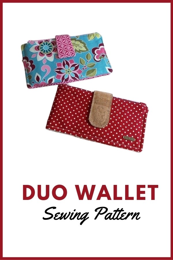 Duo Wallet sewing pattern