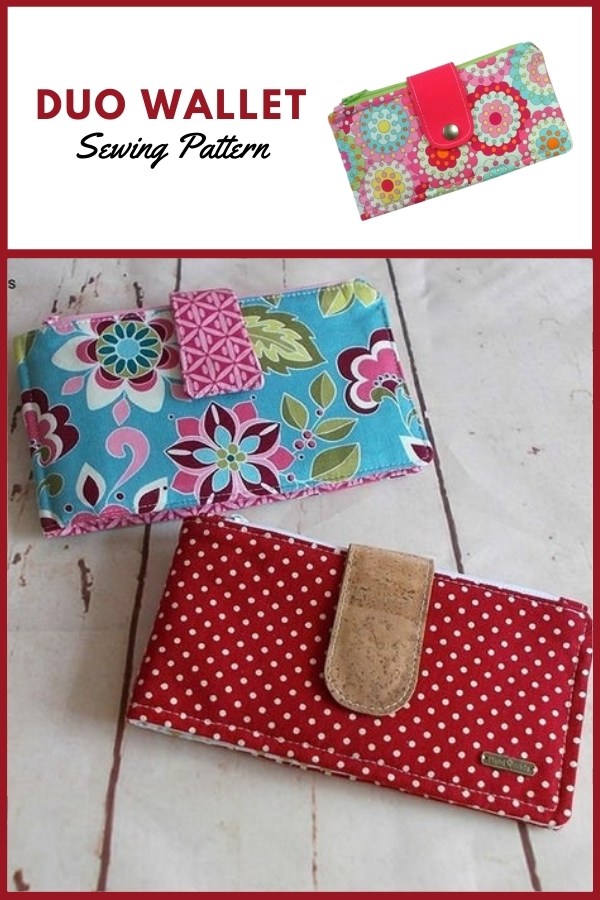 Duo Wallet sewing pattern