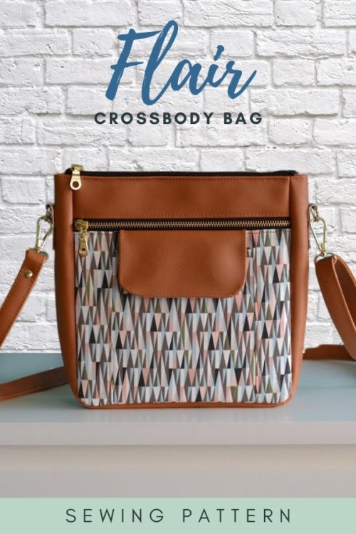 Flair Crossbody Bag sewing pattern - Sew Modern Bags