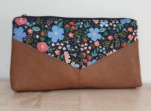Harlequin Pouch FREE sewing pattern (with video)