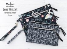 Lena Wristlet (2 sizes) sewing pattern