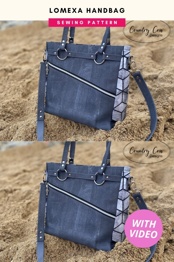 Lomexa Handbag sewing pattern (with video)