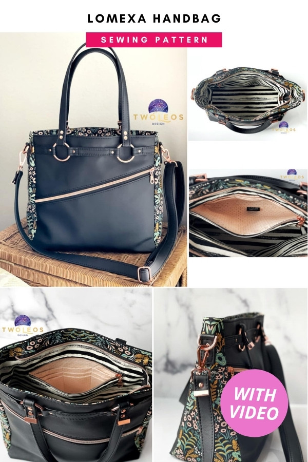 Lomexa Handbag sewing pattern (with video)