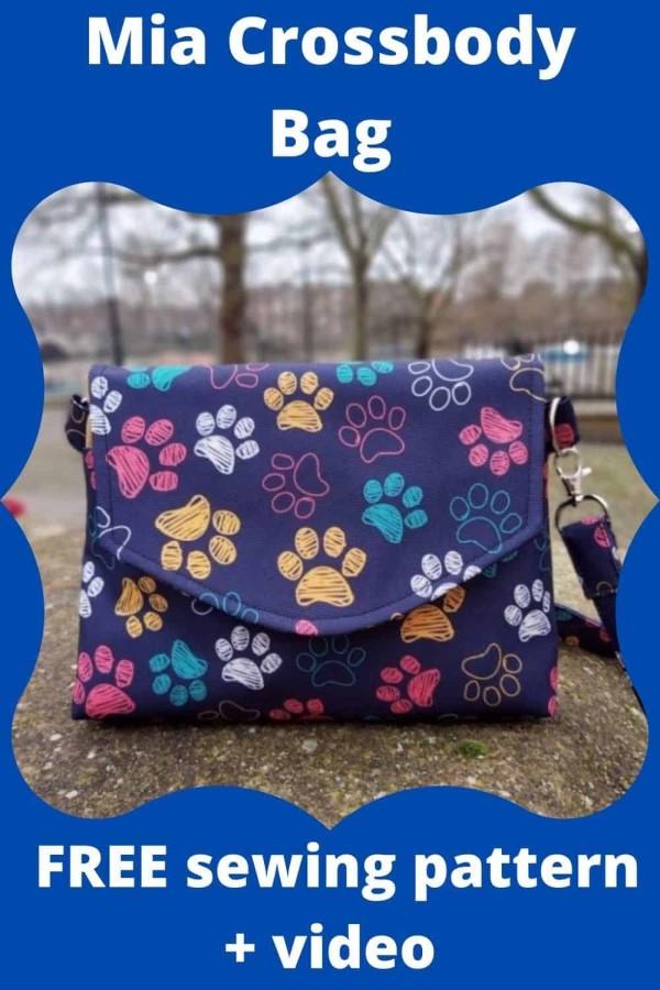 MIA Crossbody Bag FREE sewing pattern (with video)