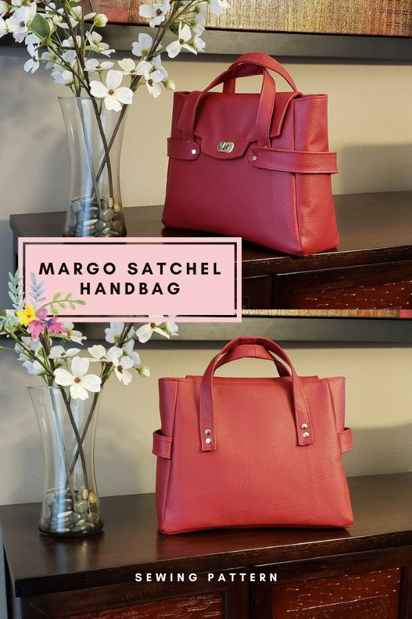 Margo Satchel Handbag sewing pattern