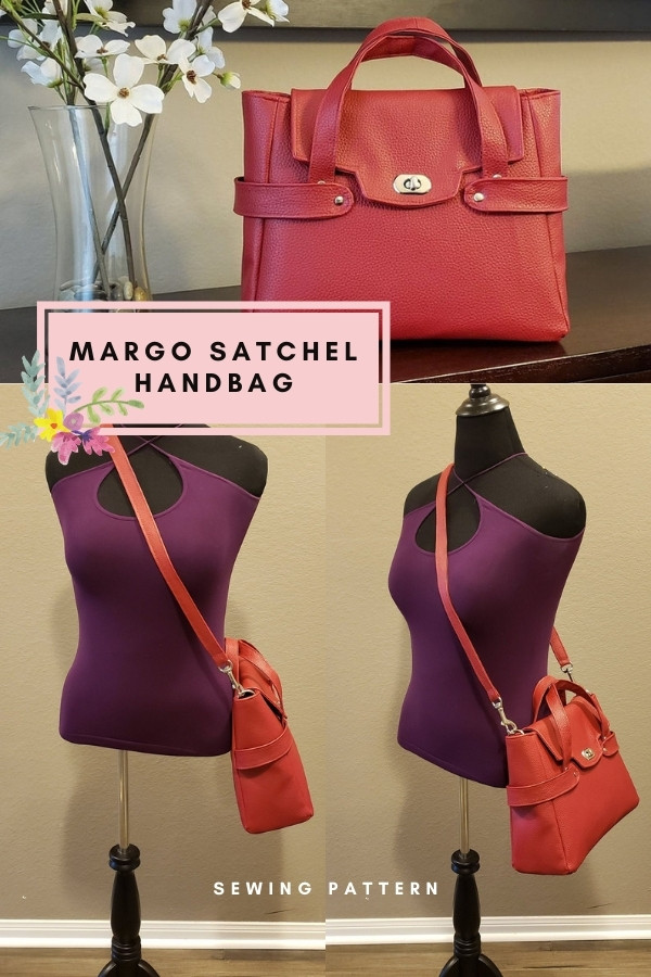 Margo Satchel Handbag sewing pattern