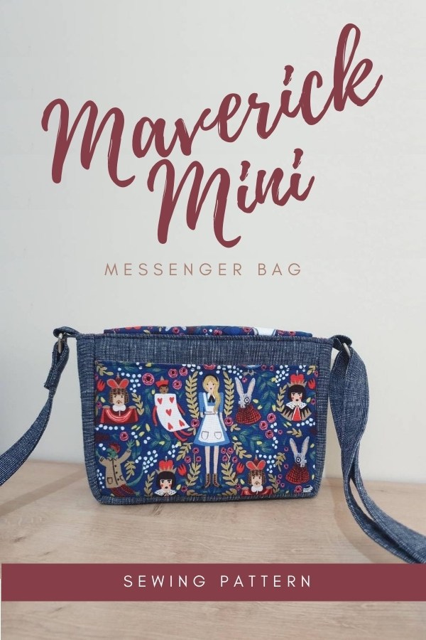 Maverick Mini Messenger Bag sewing pattern