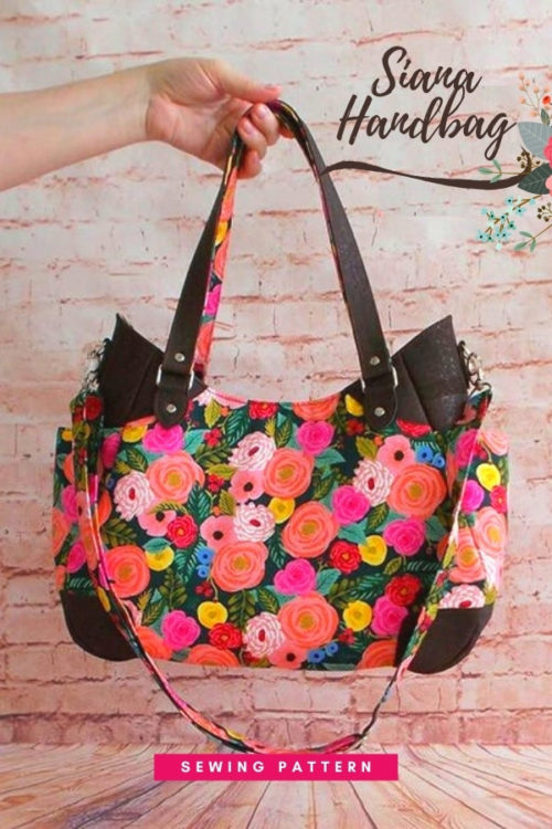 Siana Handbag sewing pattern Sew Modern Bags