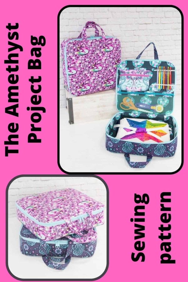 The Amethyst Project Bag sewing pattern