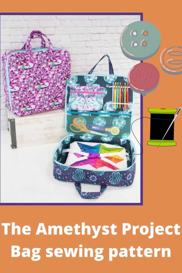 The Amethyst Project Bag sewing pattern