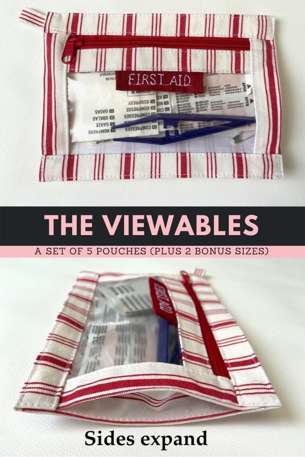 The Viewables - a set of 5 pouches (plus 2 bonus sizes)