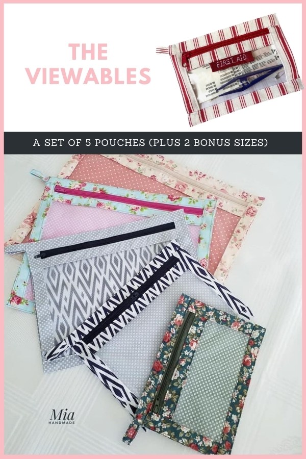 The Viewables - a set of 5 pouches (plus 2 bonus sizes)