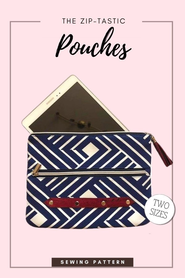 The Zip-tastic Pouches (2 sizes) sewing pattern