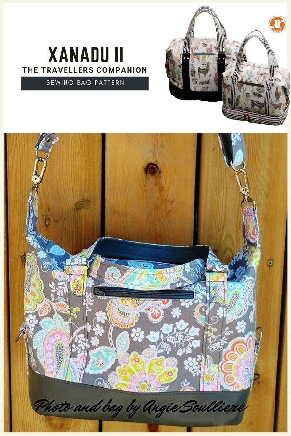 Xanadu II - The Travellers Companion - bag sewing pattern