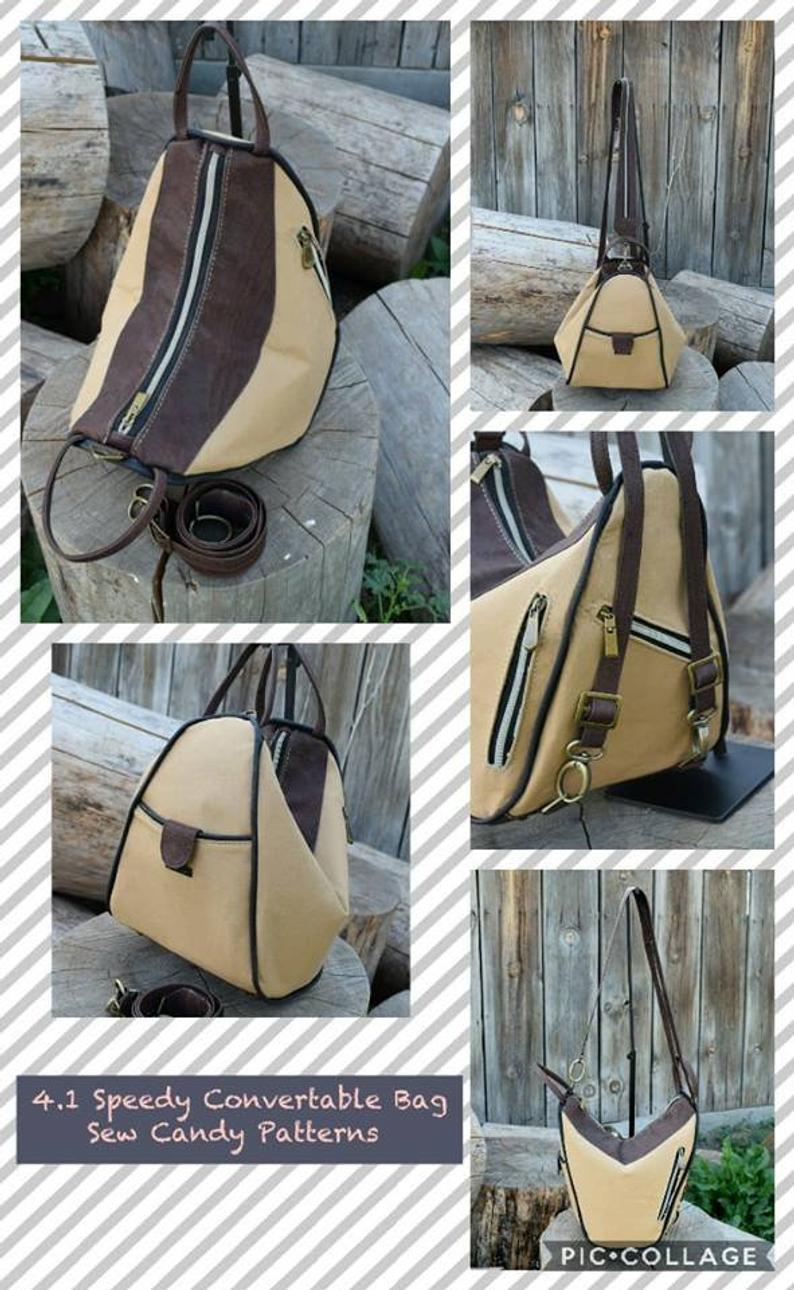 Convertible Backpack sewing pattern - Sew Modern Bags