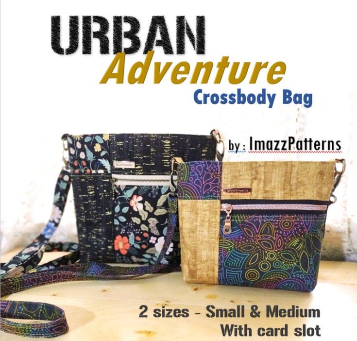 Urban Adventure Crossbody Bag (2 sizes) Sew Modern Bags