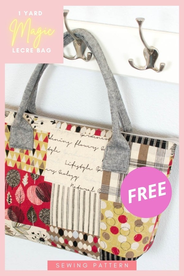 1 Yard Magic Lecre Bag FREE sewing pattern