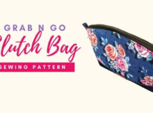 Grab n Go Clutch Bag sewing pattern
