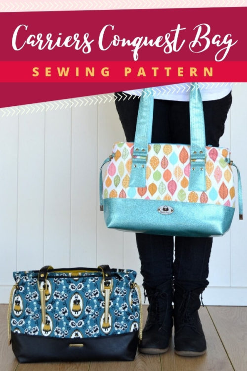 Carriers Conquest Bag sewing pattern - Sew Modern Bags