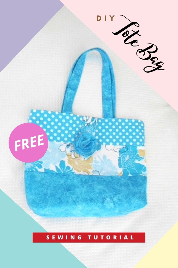 DIY Tote Bag FREE sewing tutorial - Sew Modern Bags