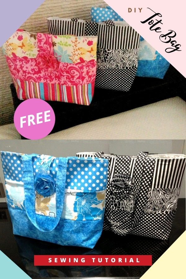 Free Tutorial: DIY Foldable Shopping Bag