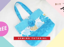 DIY Tote Bag FREE sewing tutorial