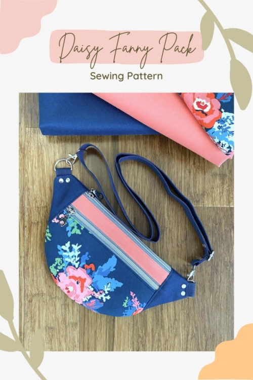 Daisy Fanny Pack sewing pattern - Sew Modern Bags