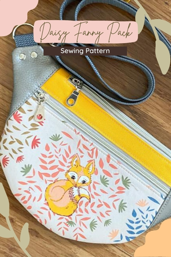 Daisy Fanny Pack sewing pattern