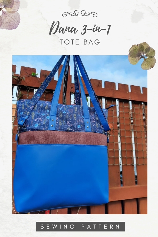 Dana 3-in-1 Tote Bag sewing pattern
