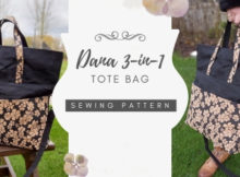 Dana 3-in-1 Tote Bag sewing pattern