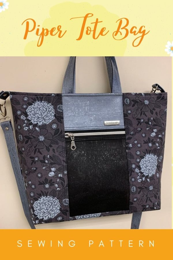 Piper Tote Bag sewing pattern - Sew Modern Bags