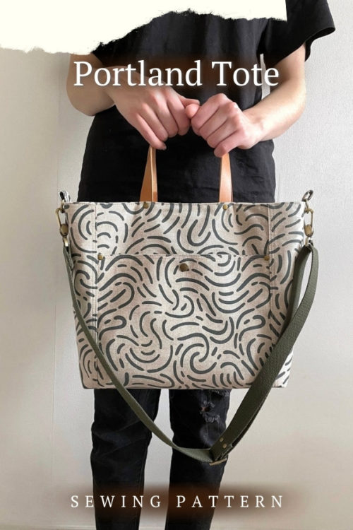 Portland Tote sewing pattern Sew Modern Bags