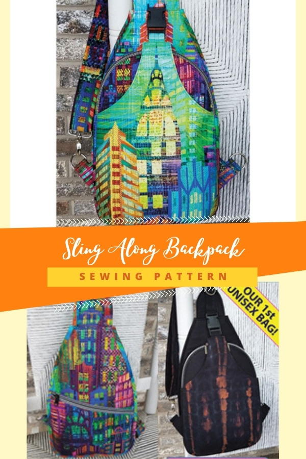 Sling Along Backpack sewing pattern Sew Modern Bags